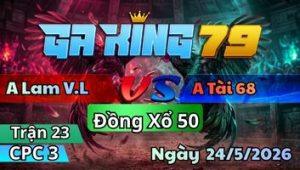 Trận 23 CPC3 Ngày 24/5/2026 - Đỏ gồng gáng cái thứ 2 mà không nổi