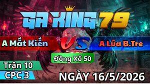 Trận 10 CPC3 Ngày 16/05/2026 - Que vô sân đá được 2 chân bướm chặn lại cây bắt ra sân