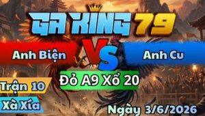 Trận 10 Xà Xía Ngày 3/6/2026 - Gà Úa Nết Bán Nhà Cầm Xe Đúng Chất